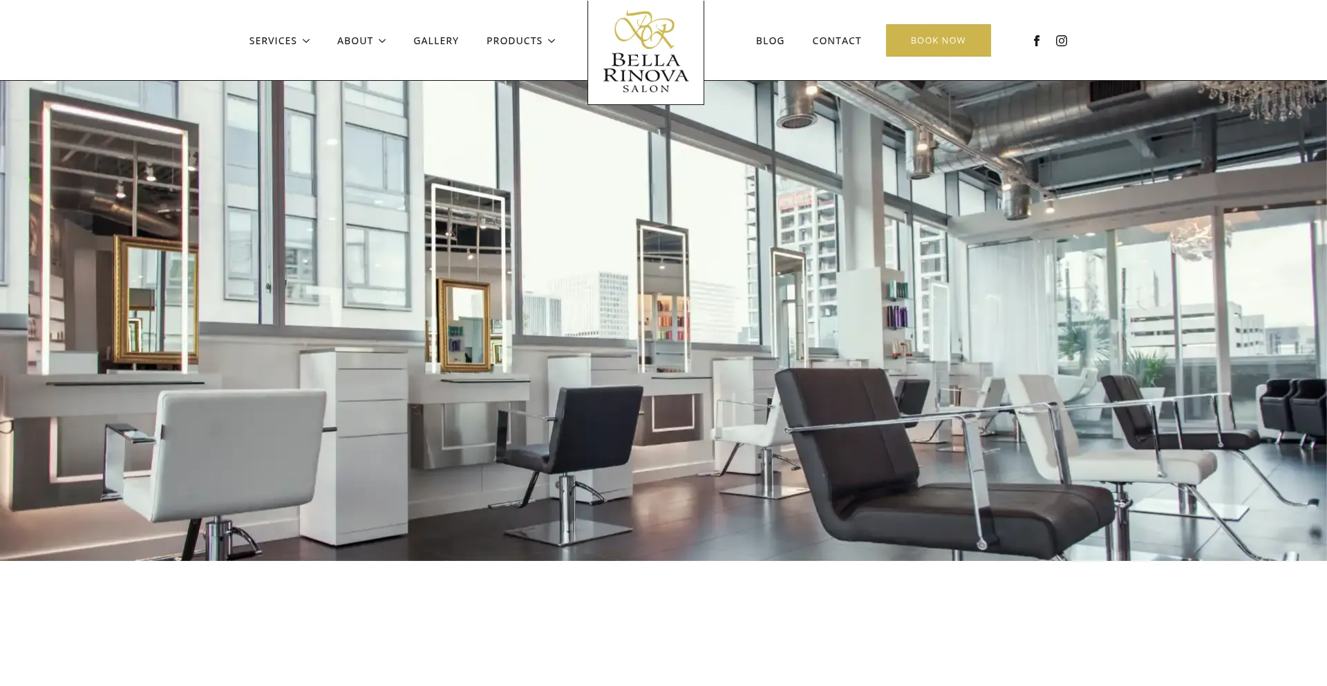 Website screenshot of Bellarinova.com