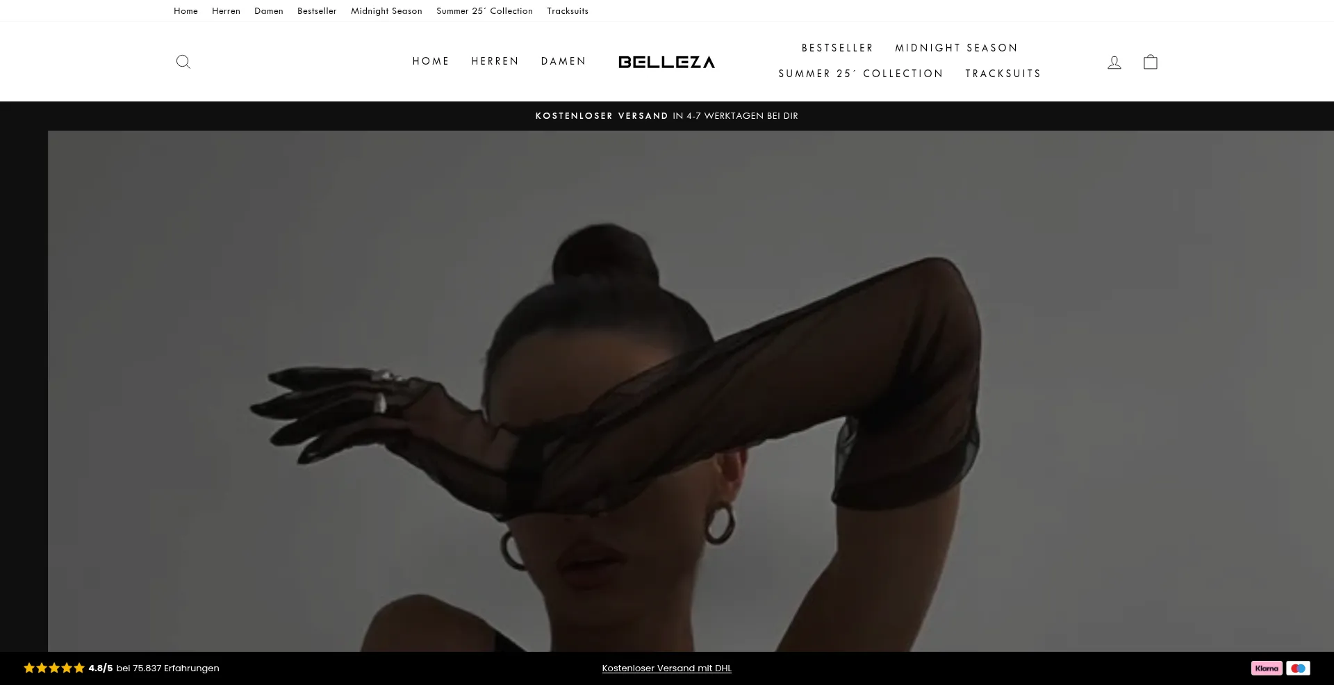 Website screenshot of Bellezaclo.de