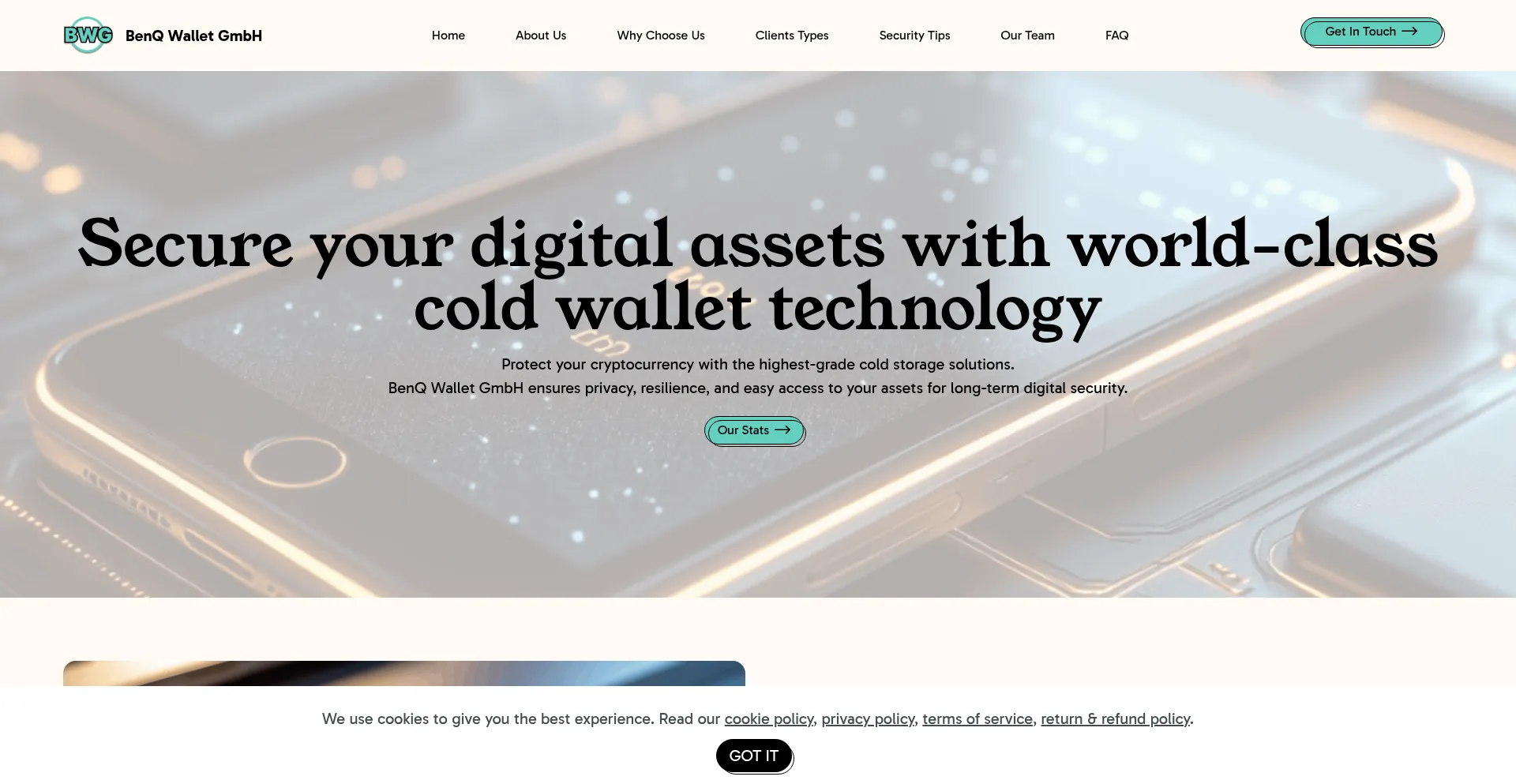 Benq-wallet.co.com Screenshot