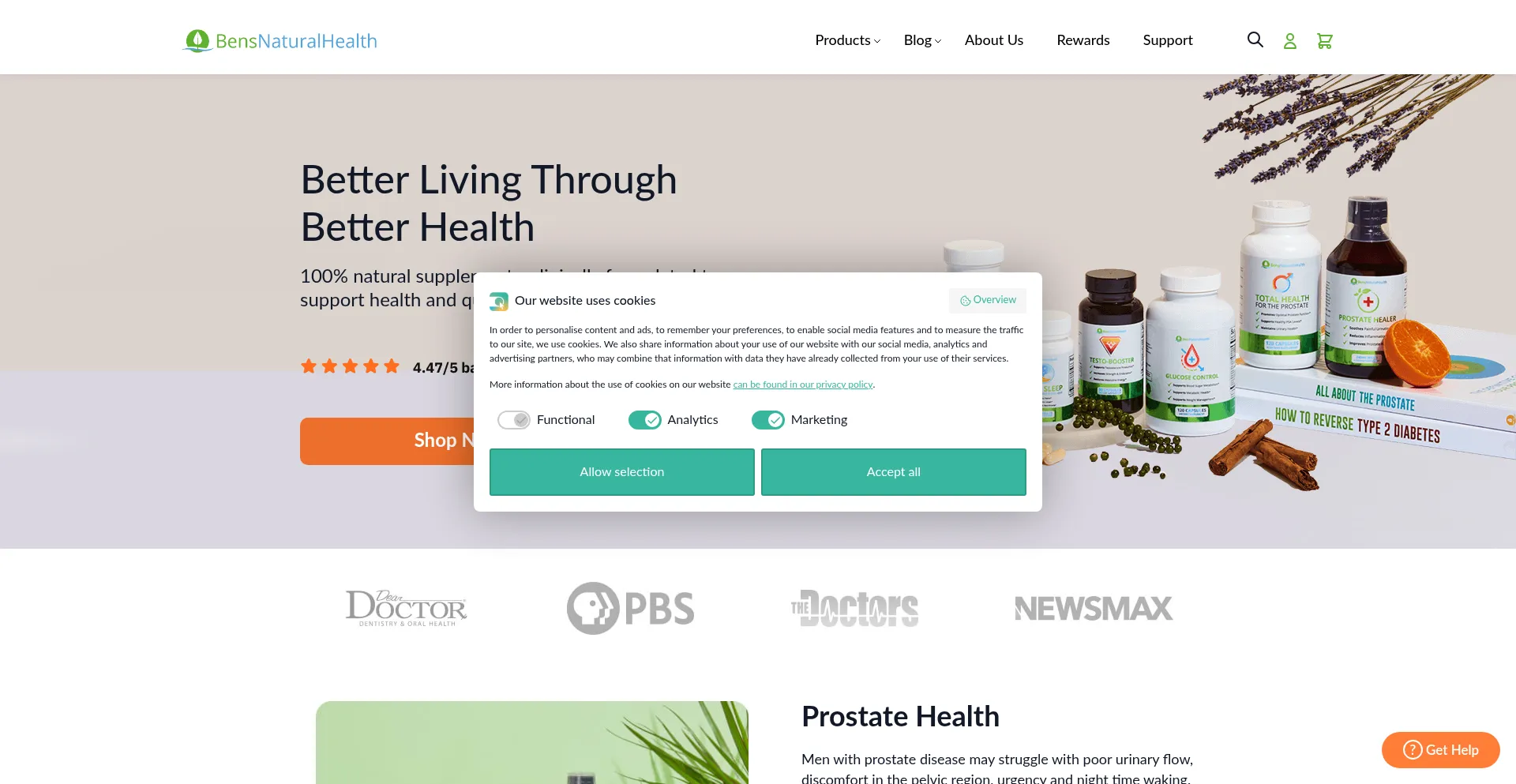 Bensnaturalhealth.com 安全可靠吗？