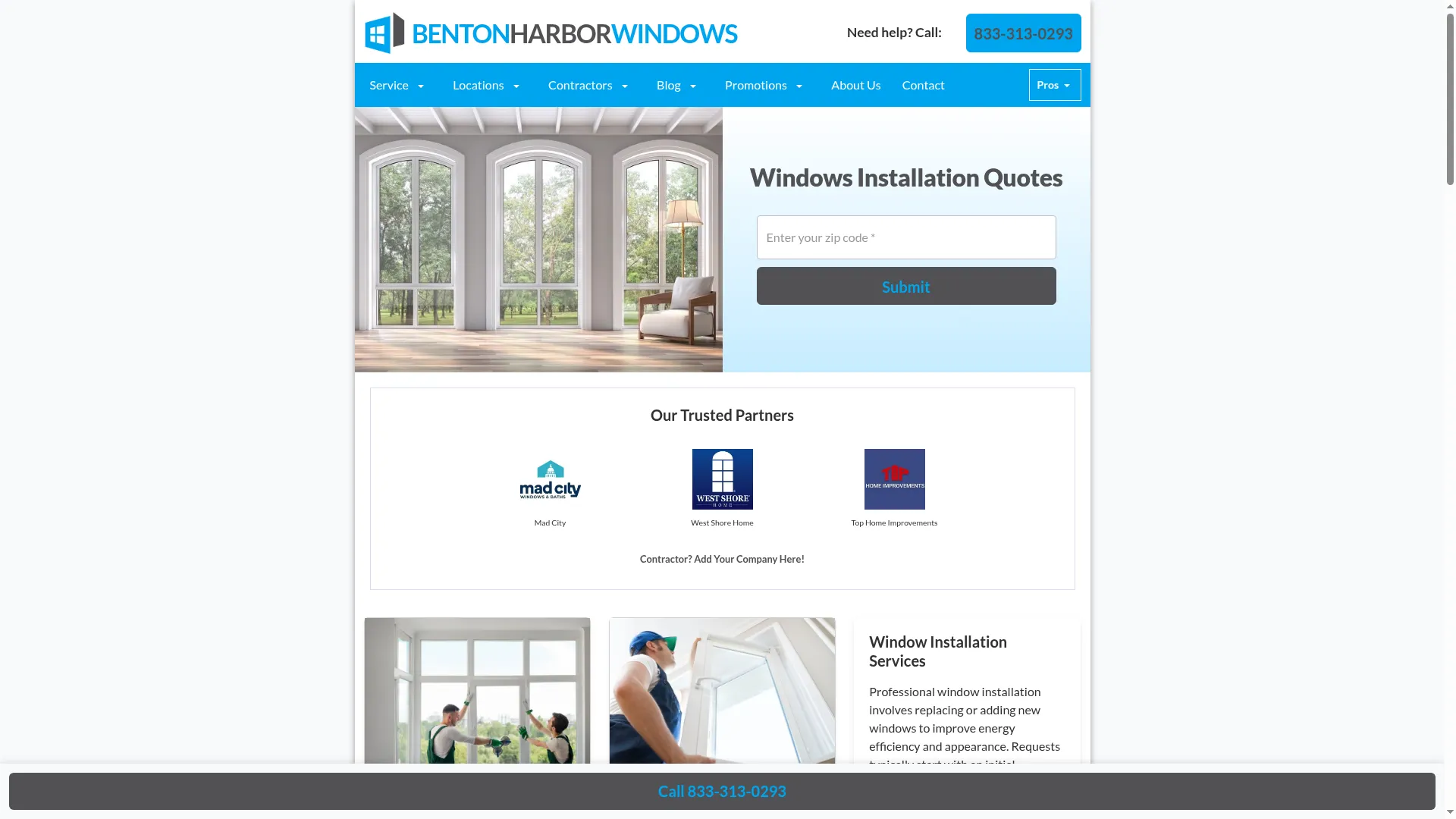 Bentonharborwindows.com