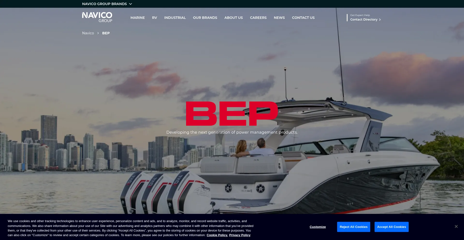 Bepmarine.com Screenshot