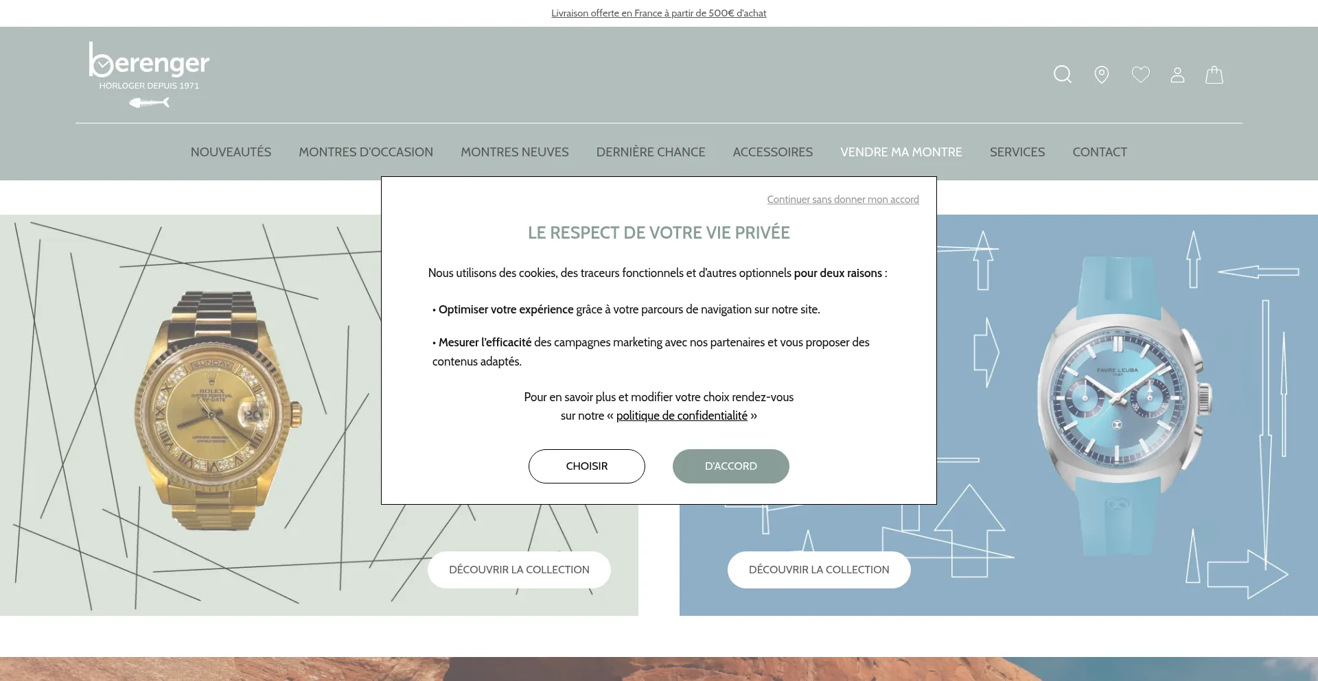 Berenger.fr Screenshot