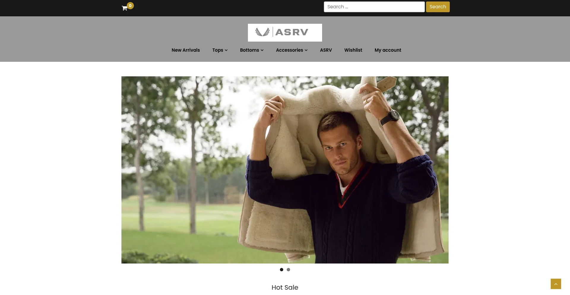 Website screenshot of Bernieruffin.shop