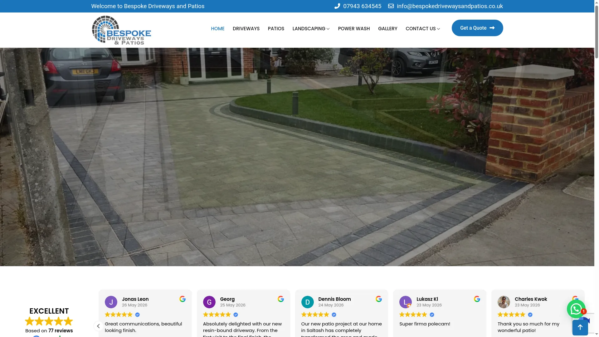 Bespokedrivewaysandpatios.co.uk