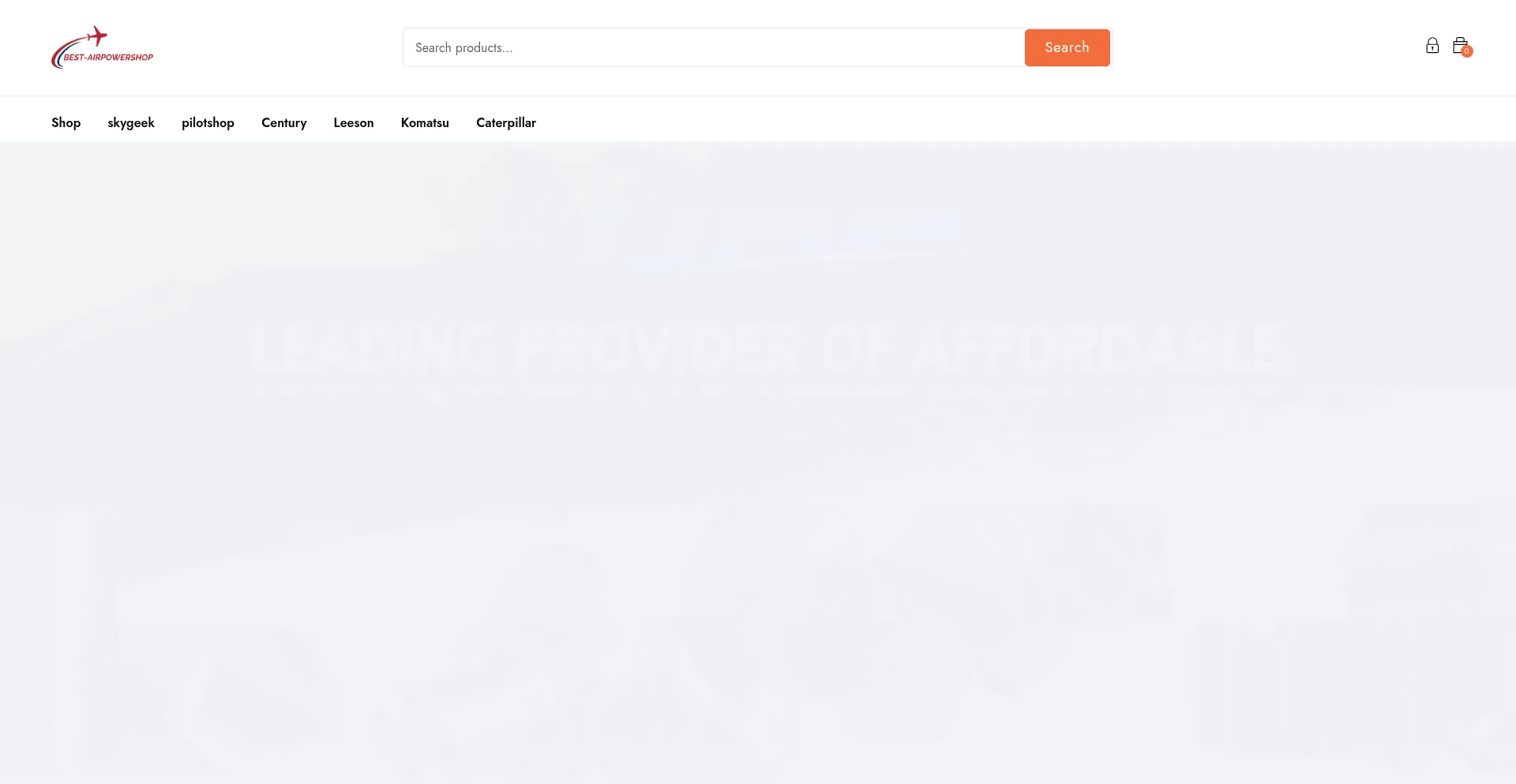 Website screenshot of Best-airpowershop.com