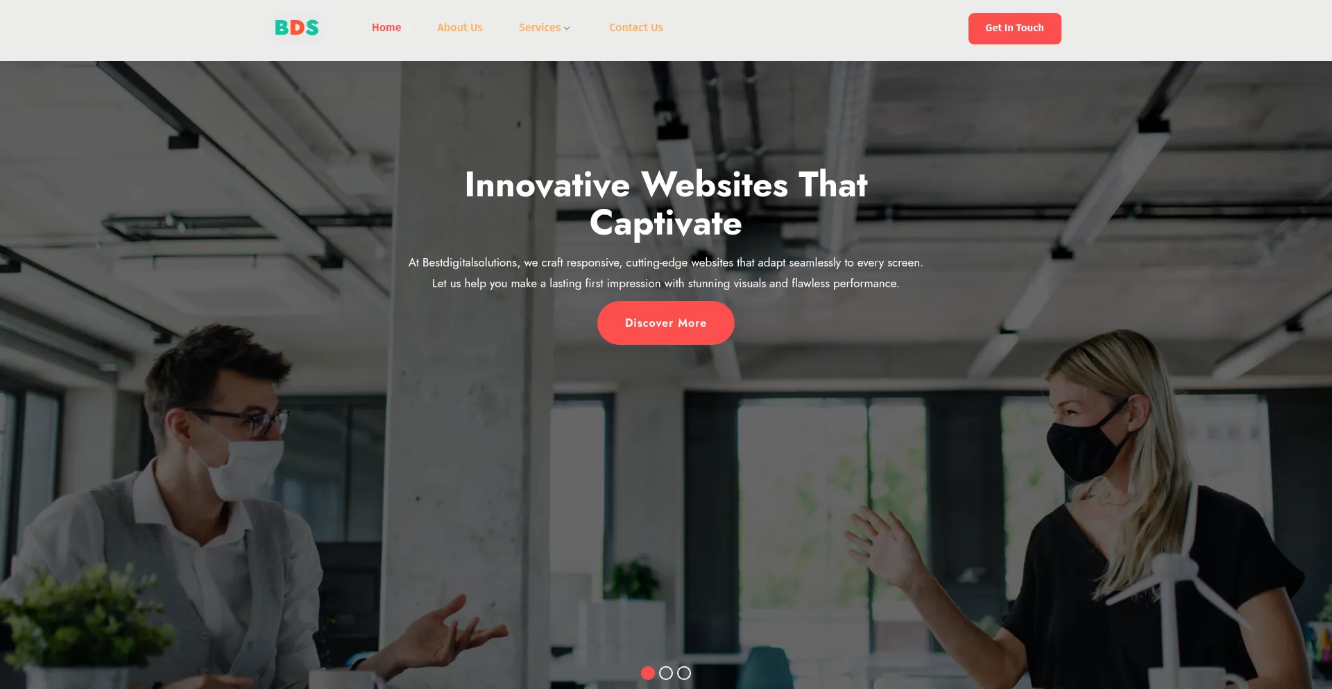 Website screenshot of Bestdigitalsolutions.live