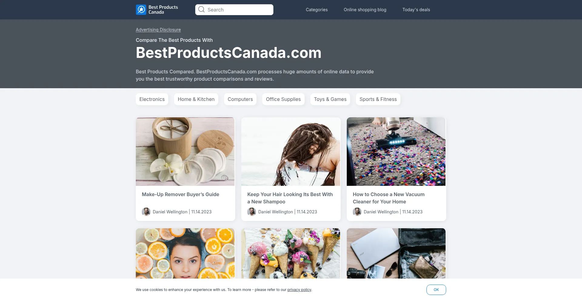 Bestproductscanada.com Screenshot