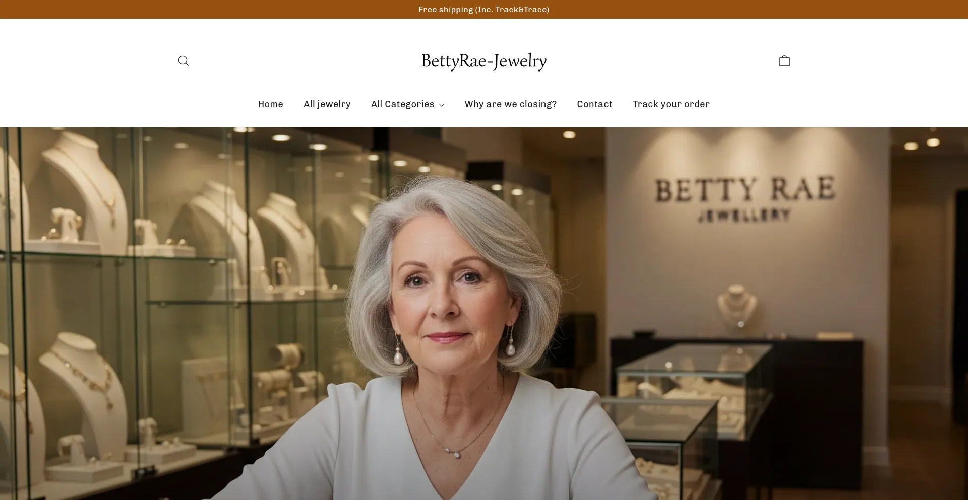 Website screenshot of Bettyrae-jewelry.com