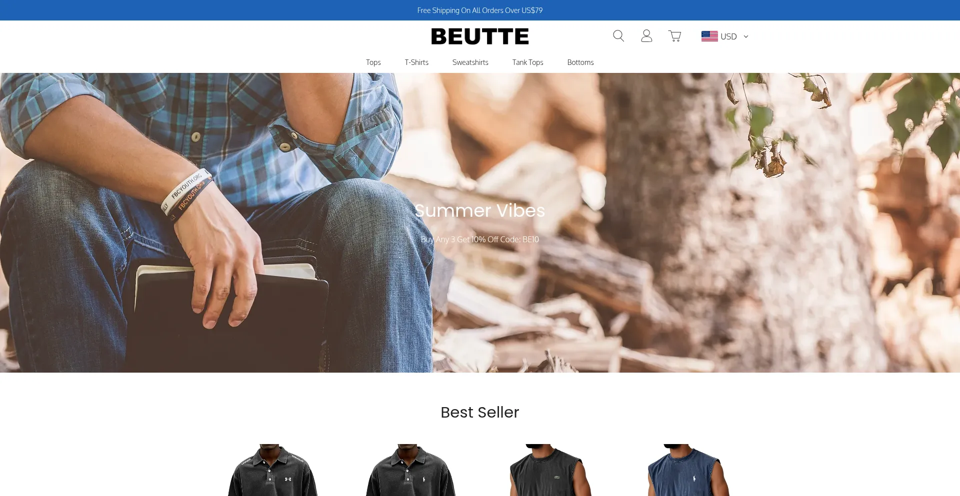 Website screenshot of Beutte.com