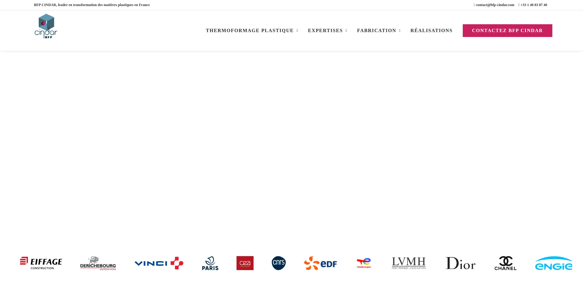 Website screenshot of Bfp-cindar.com
