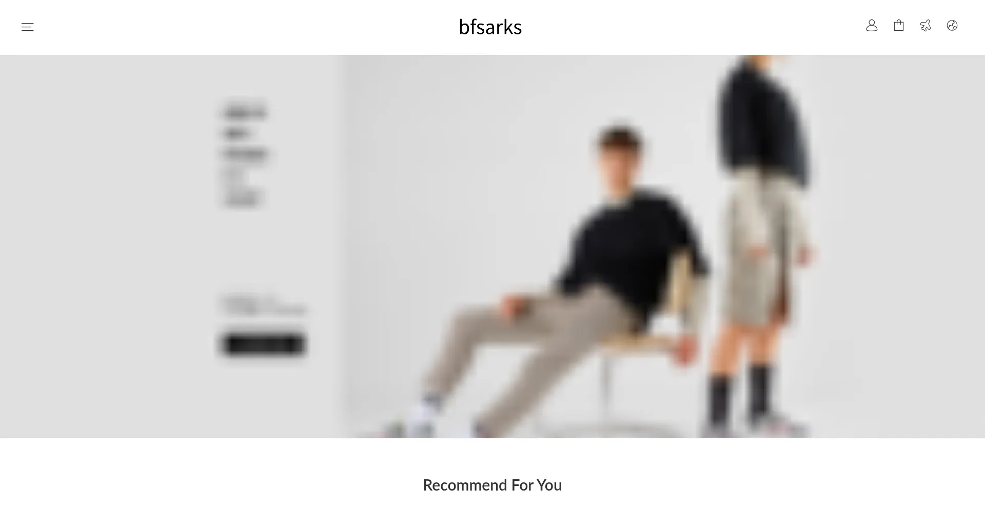 Website screenshot of Bfsarks.com