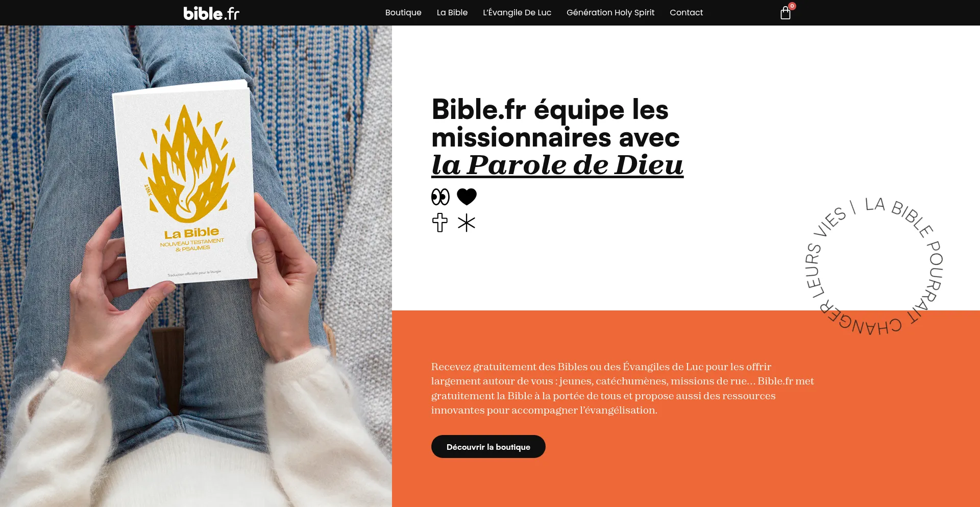 Bible.fr Screenshot