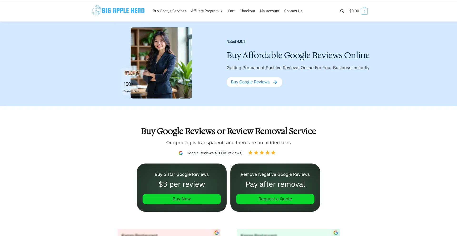 Bigapplehead.com Screenshot