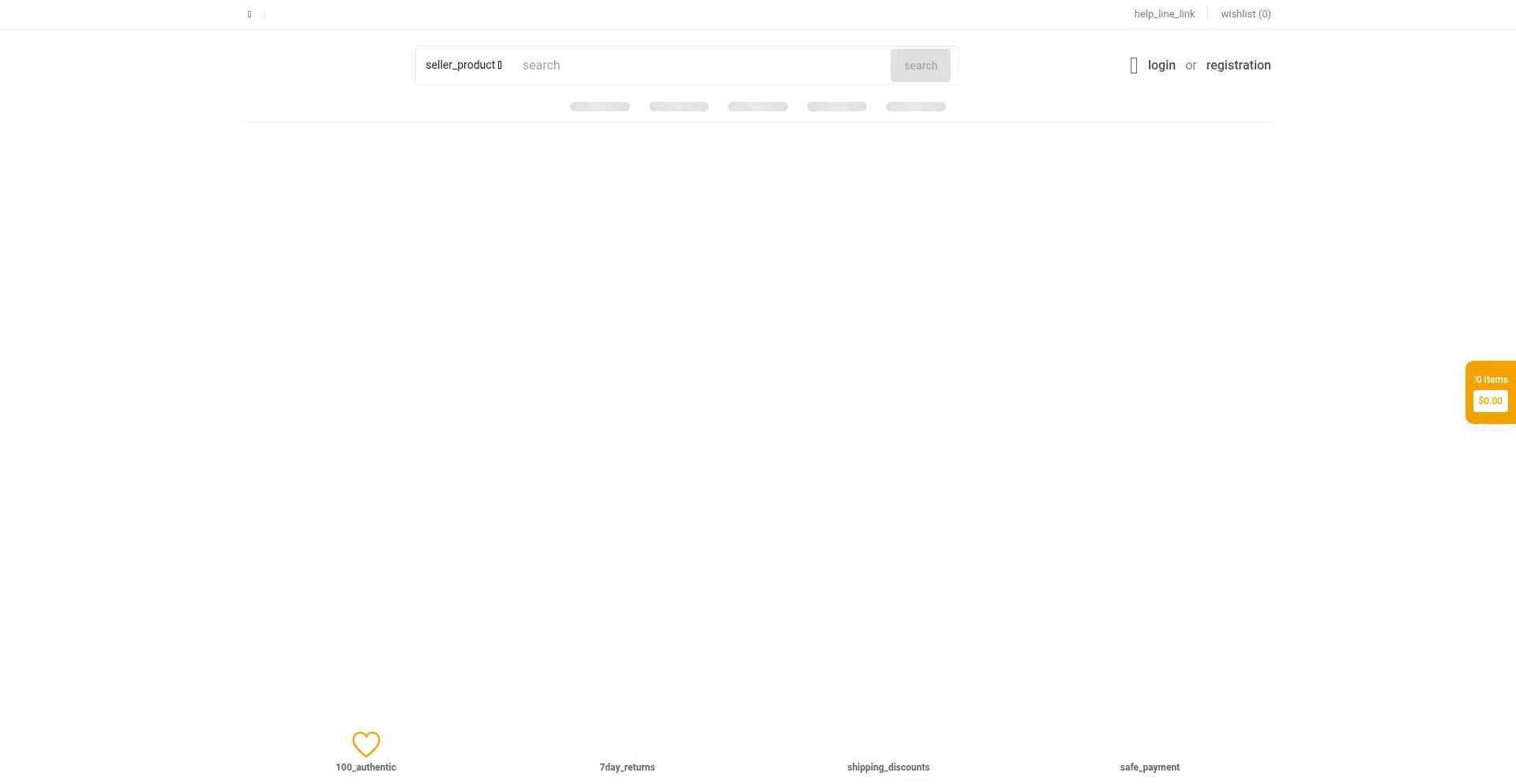 Website screenshot of Bigbuy.cc