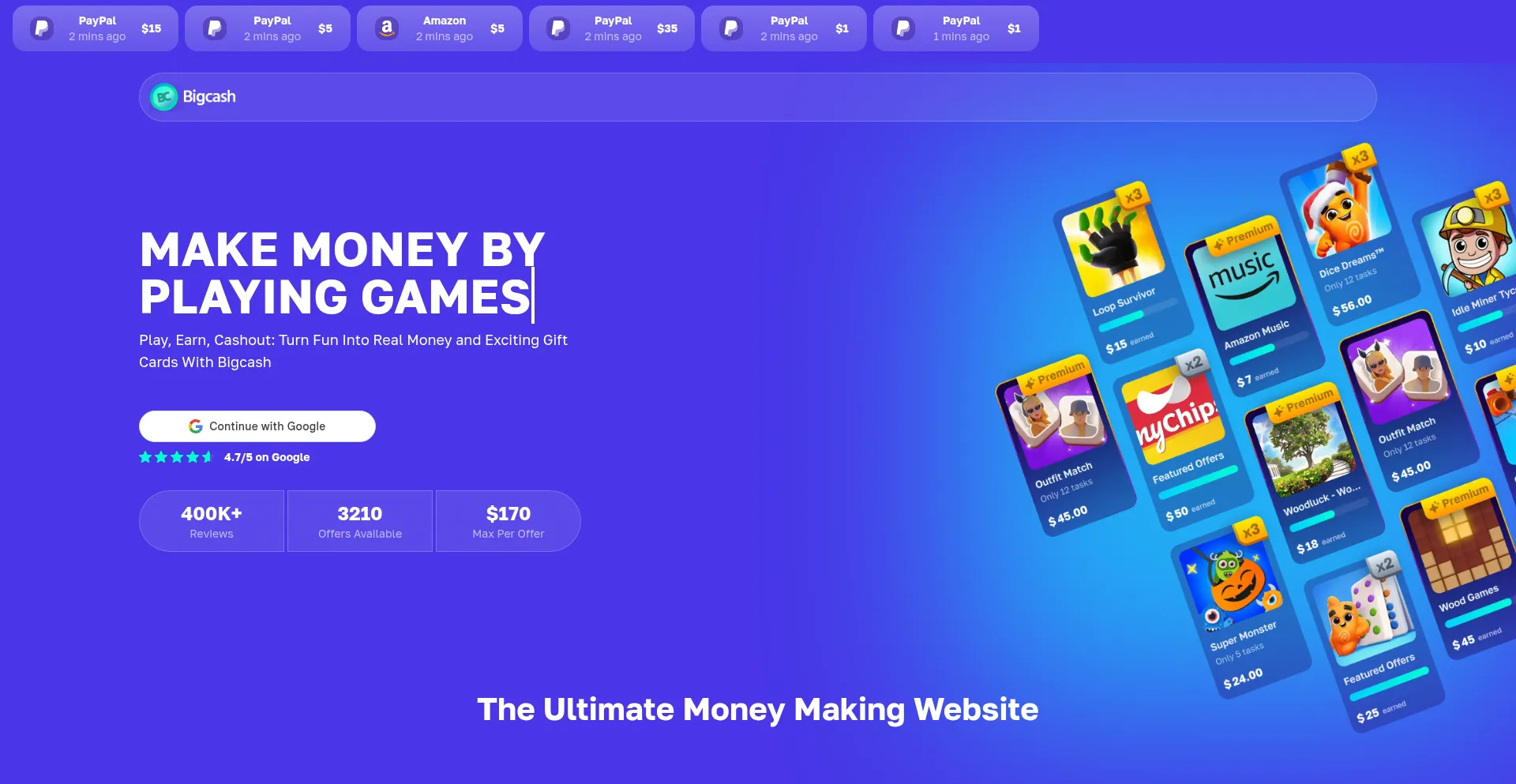 Bigcashweb.com 安全可靠吗？