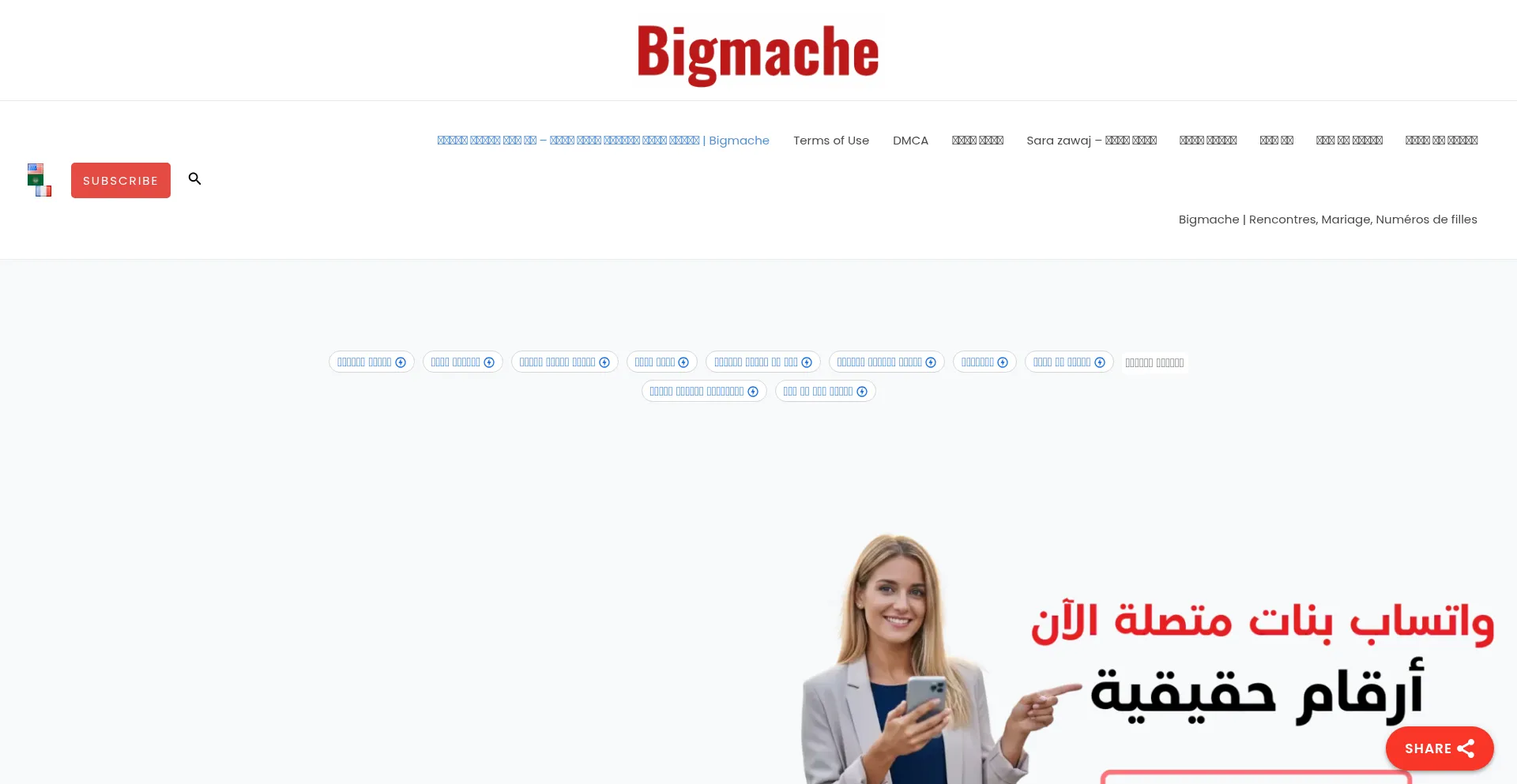 Bigmache.com Screenshot