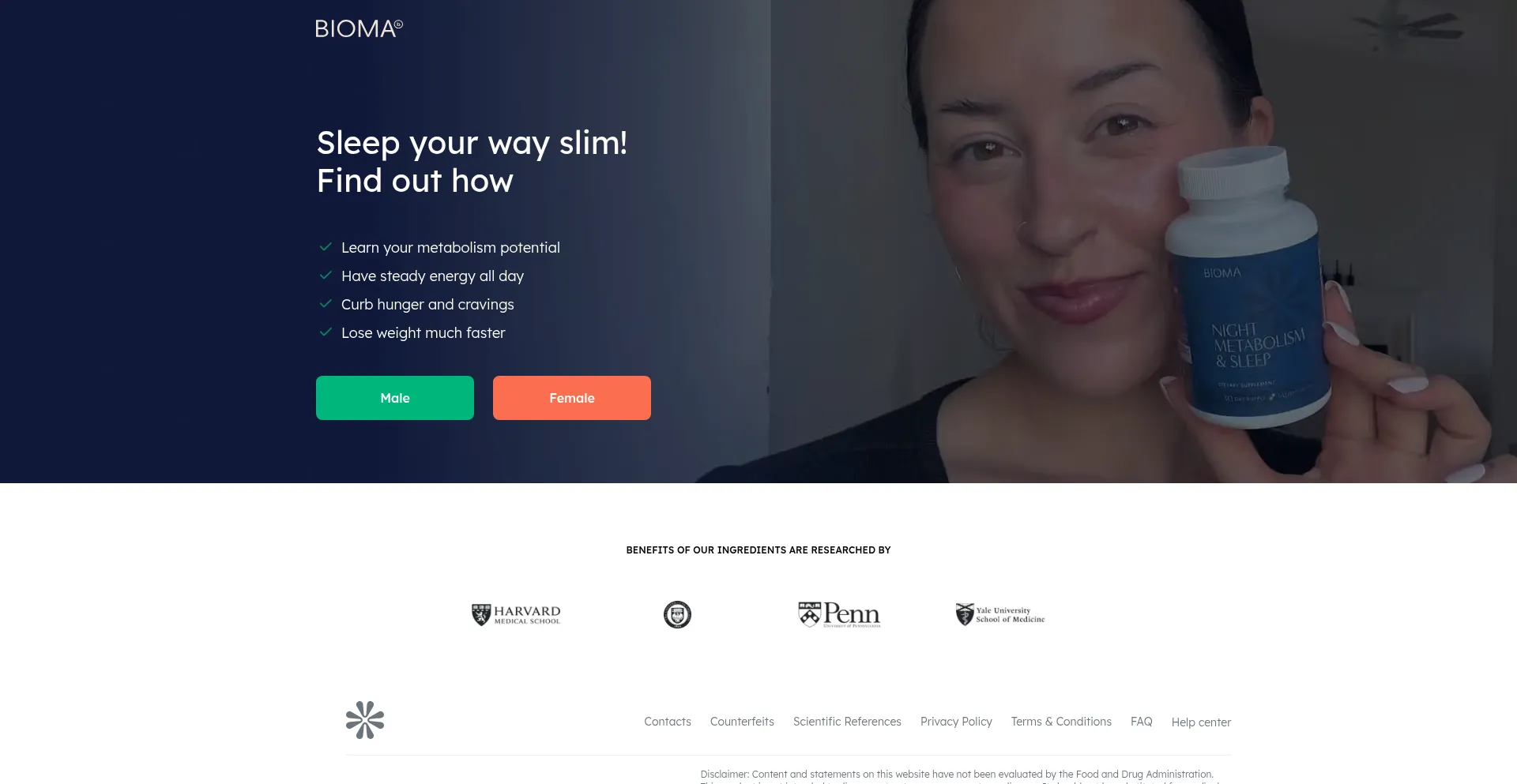 Biomametabolism.com Screenshot
