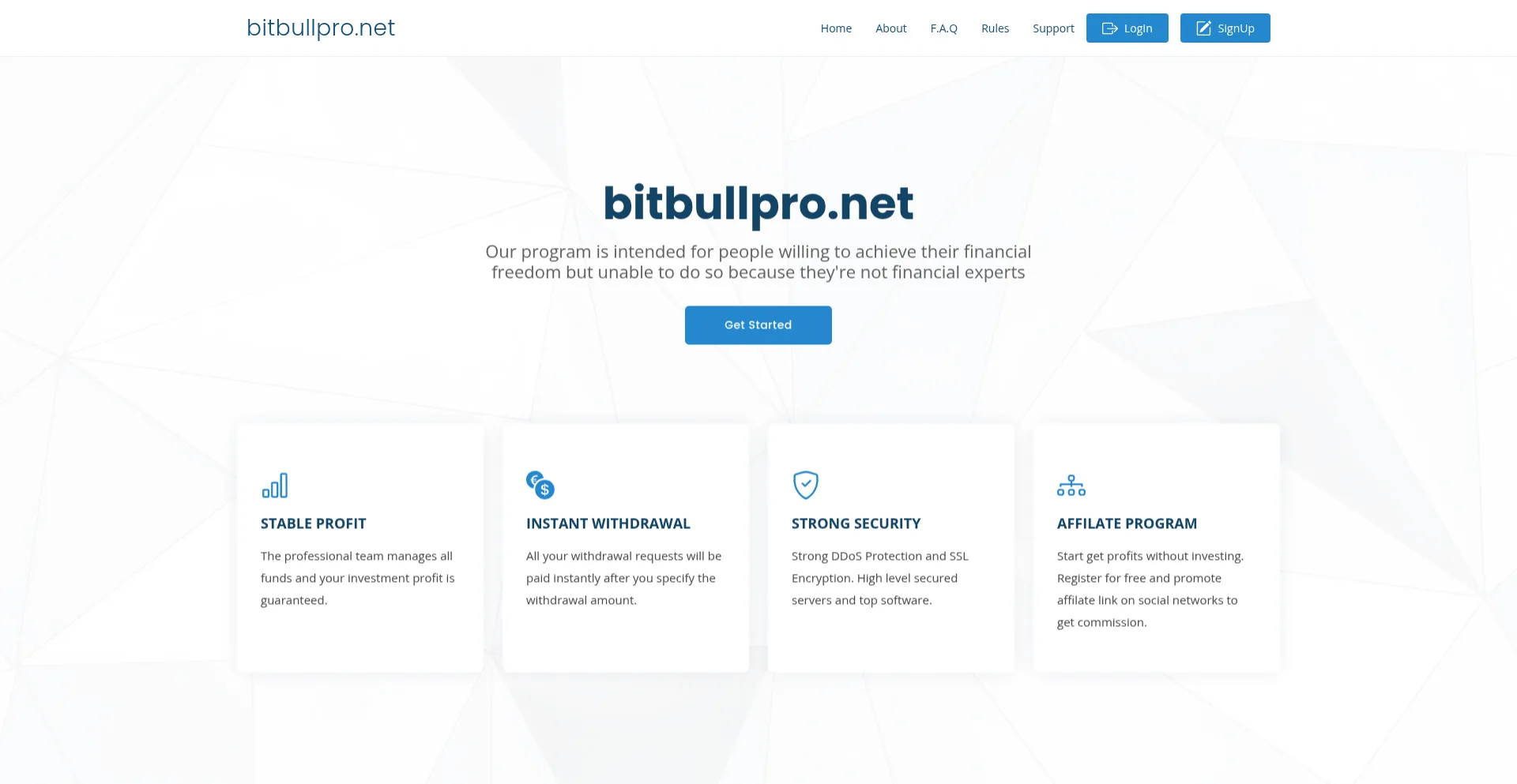 Bitbullpro.net 安全可靠吗？