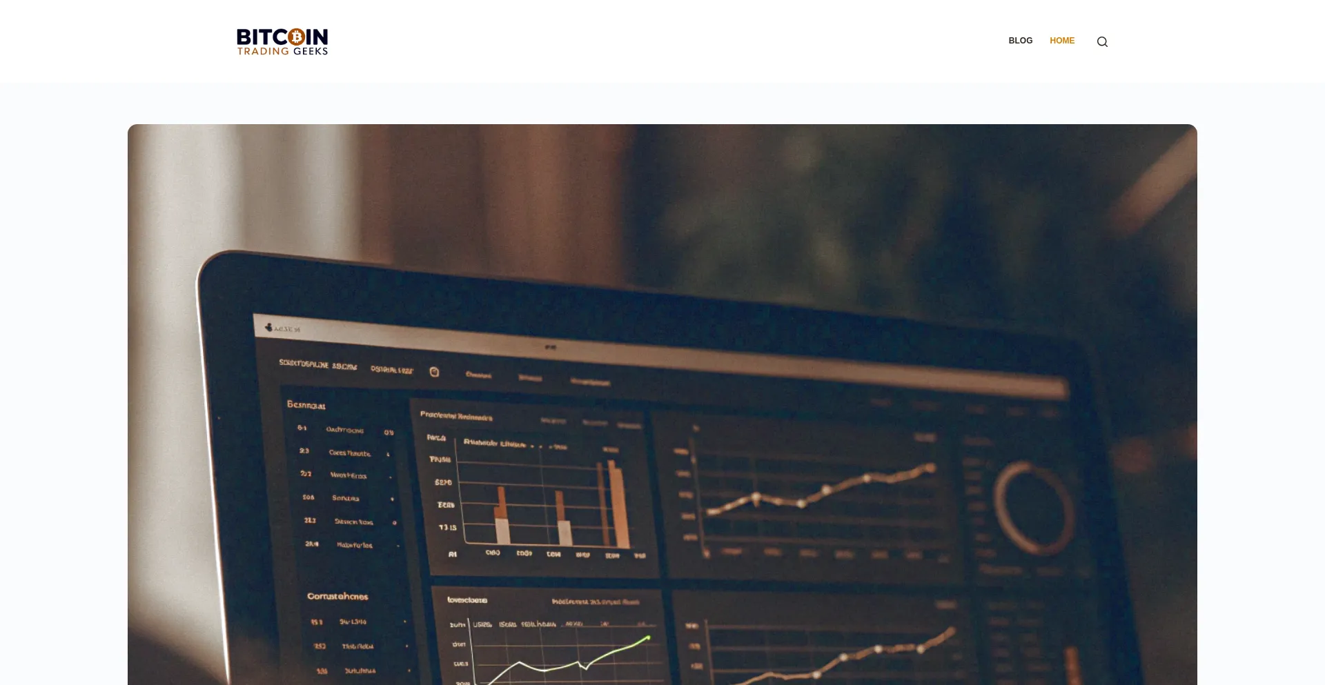 Website screenshot of Bitcointradinggeeks.com
