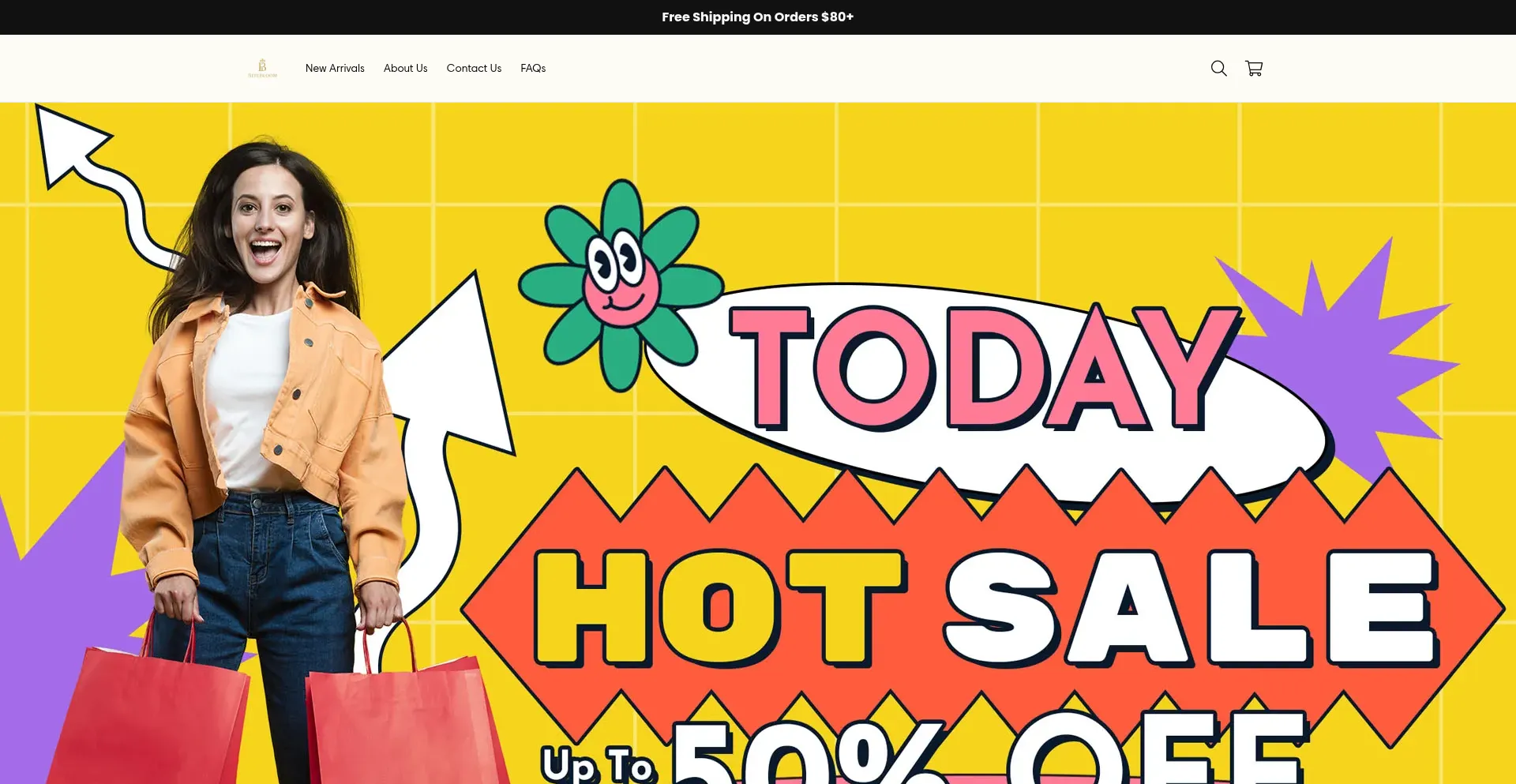 Website screenshot of Biteblom.com