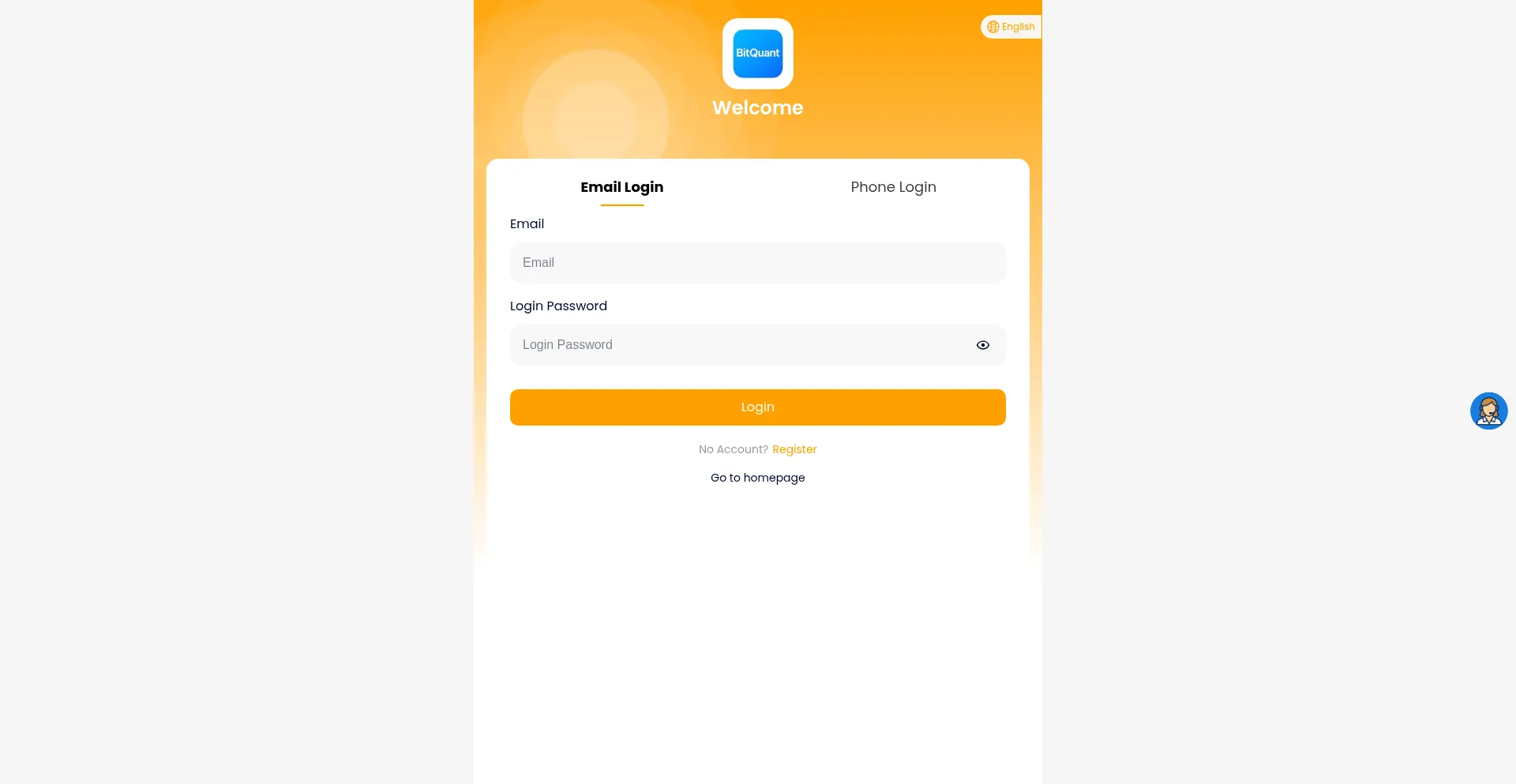 Website screenshot of Bitkquancpro.com