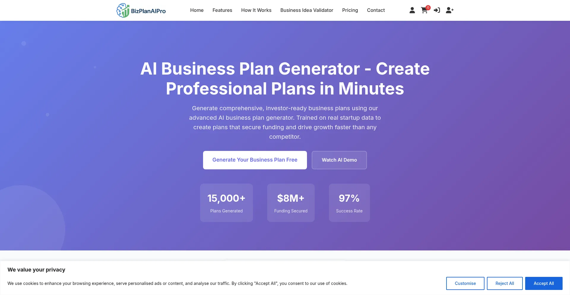 Bizplanaipro.com 安全可靠吗？