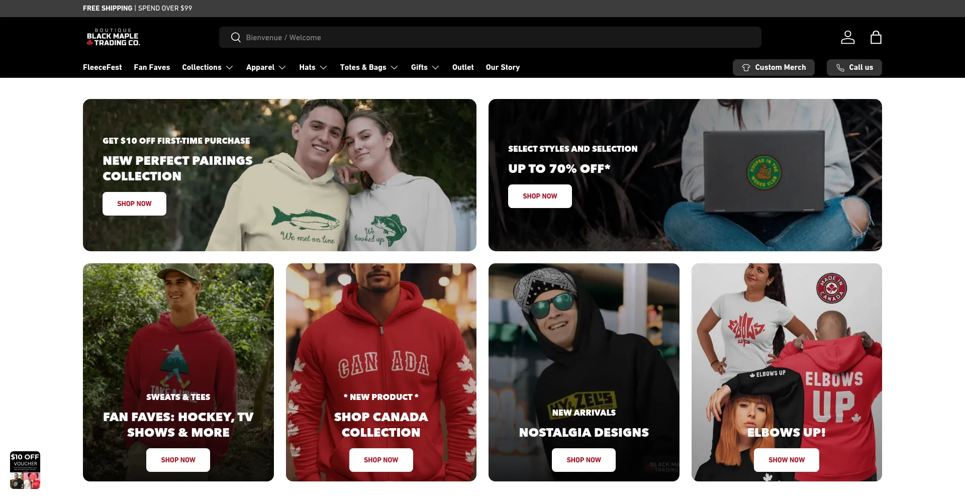 Website screenshot of Blackmapletrading.com