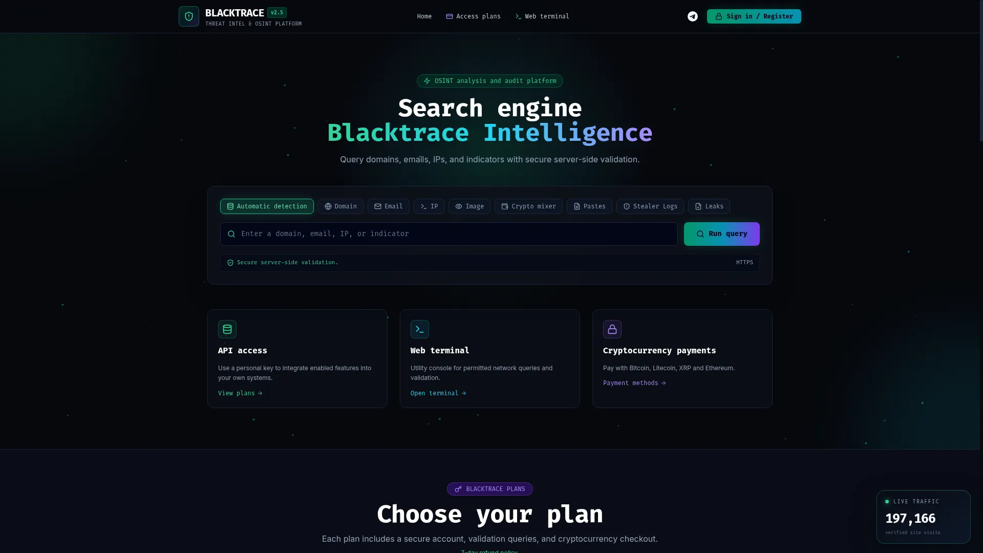 Blacktrace.io
