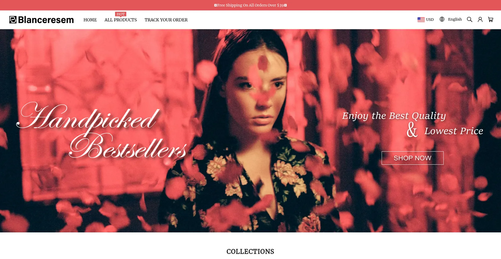 Website screenshot of Blanceresem.com