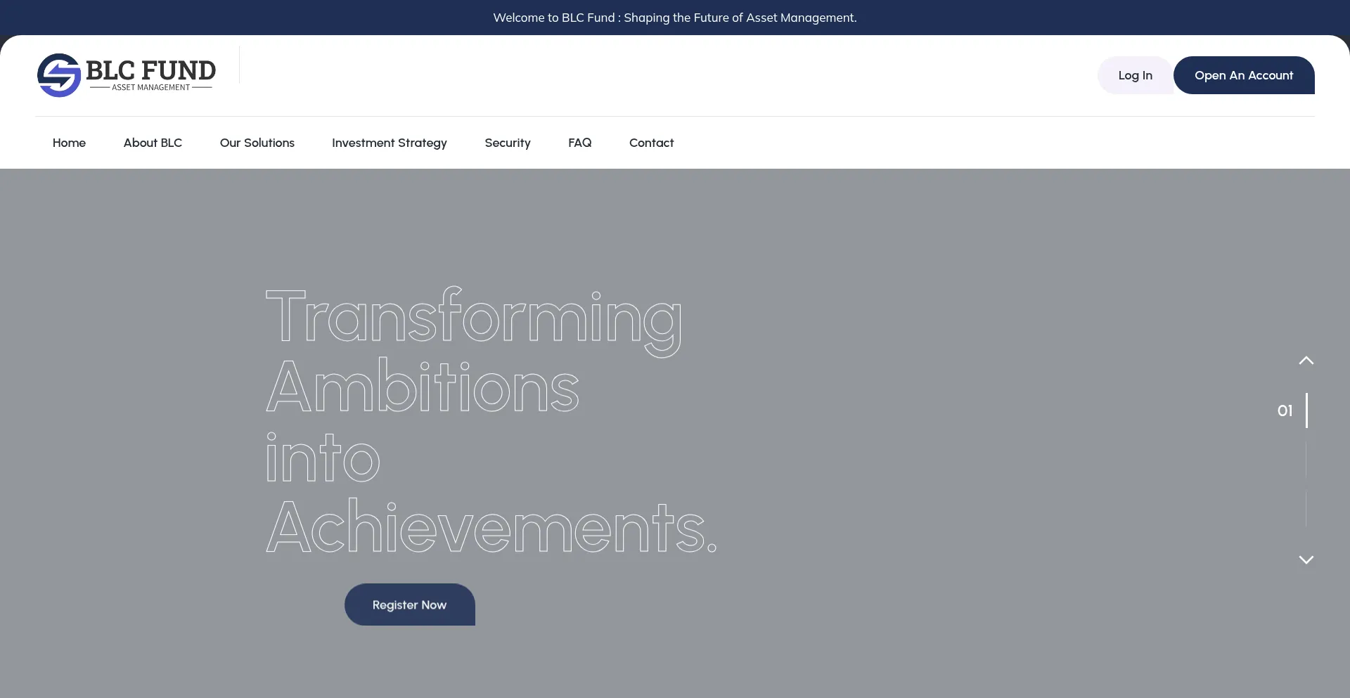 Blcfund.com Screenshot