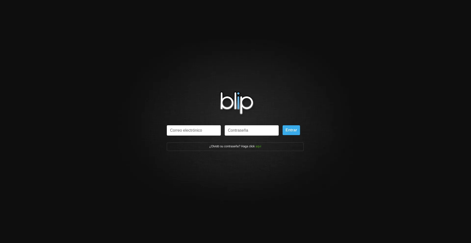 Website screenshot of Blip.pro