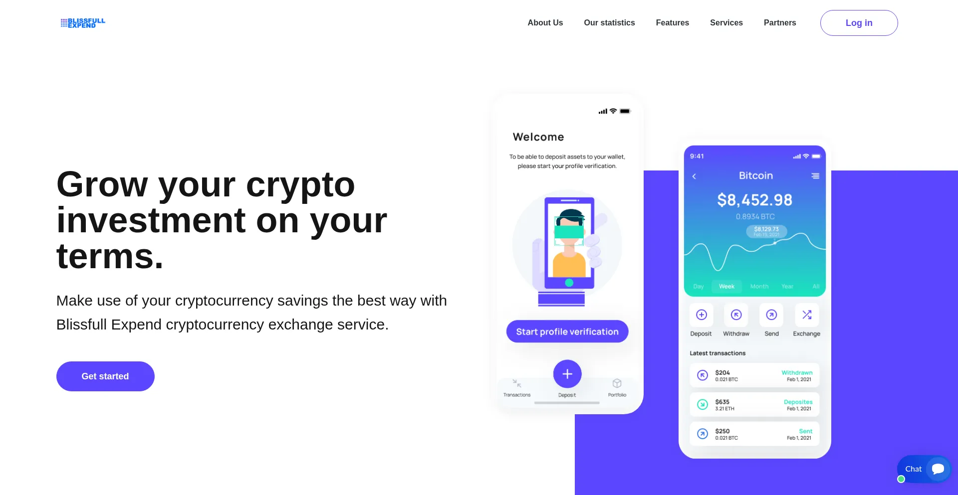 Website screenshot of Blissfullexpend.com
