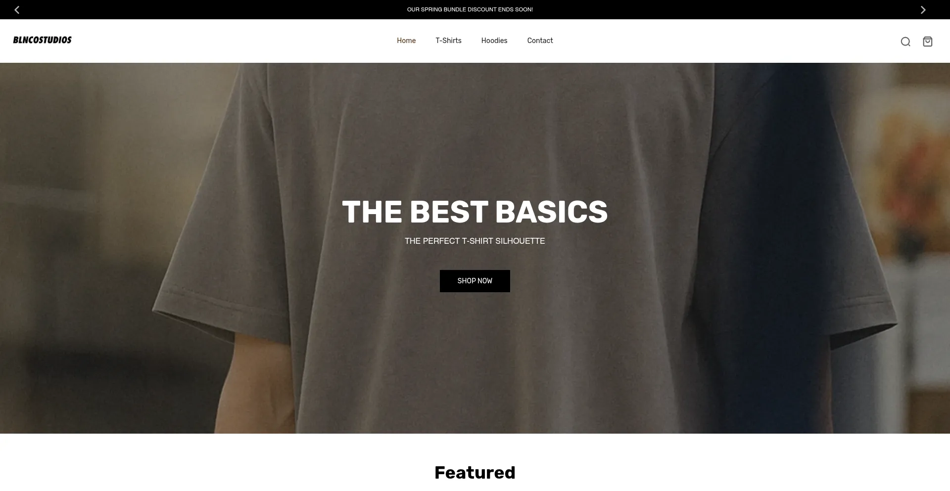 Website screenshot of Blncostudios.com