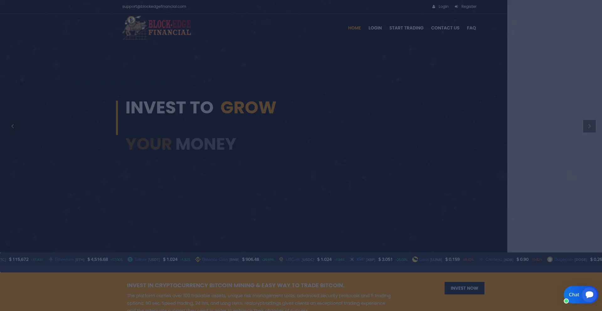 Blockedgefinancial.com 安全可靠吗？