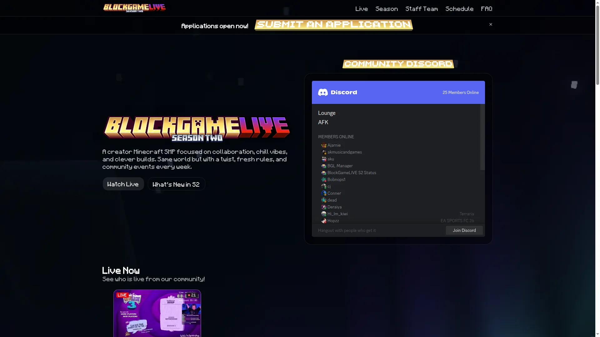 Blockgame.live