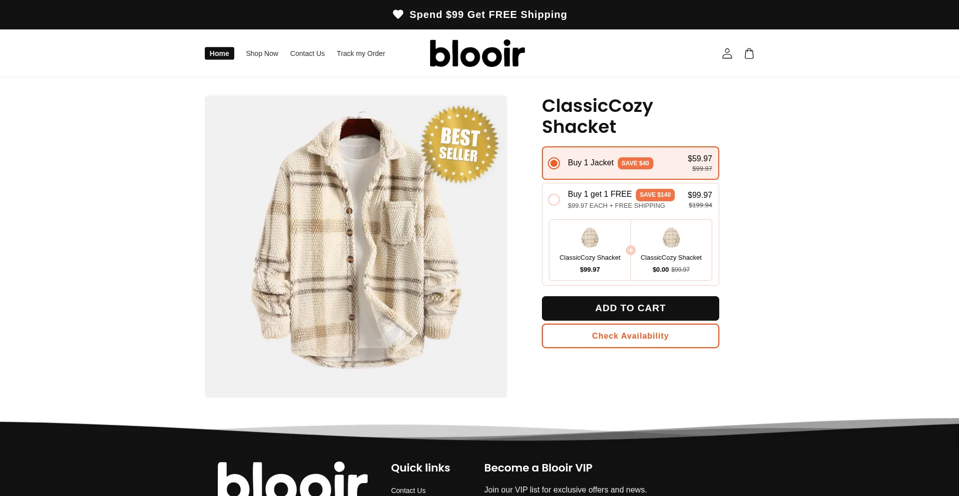 Blooir.com Screenshot