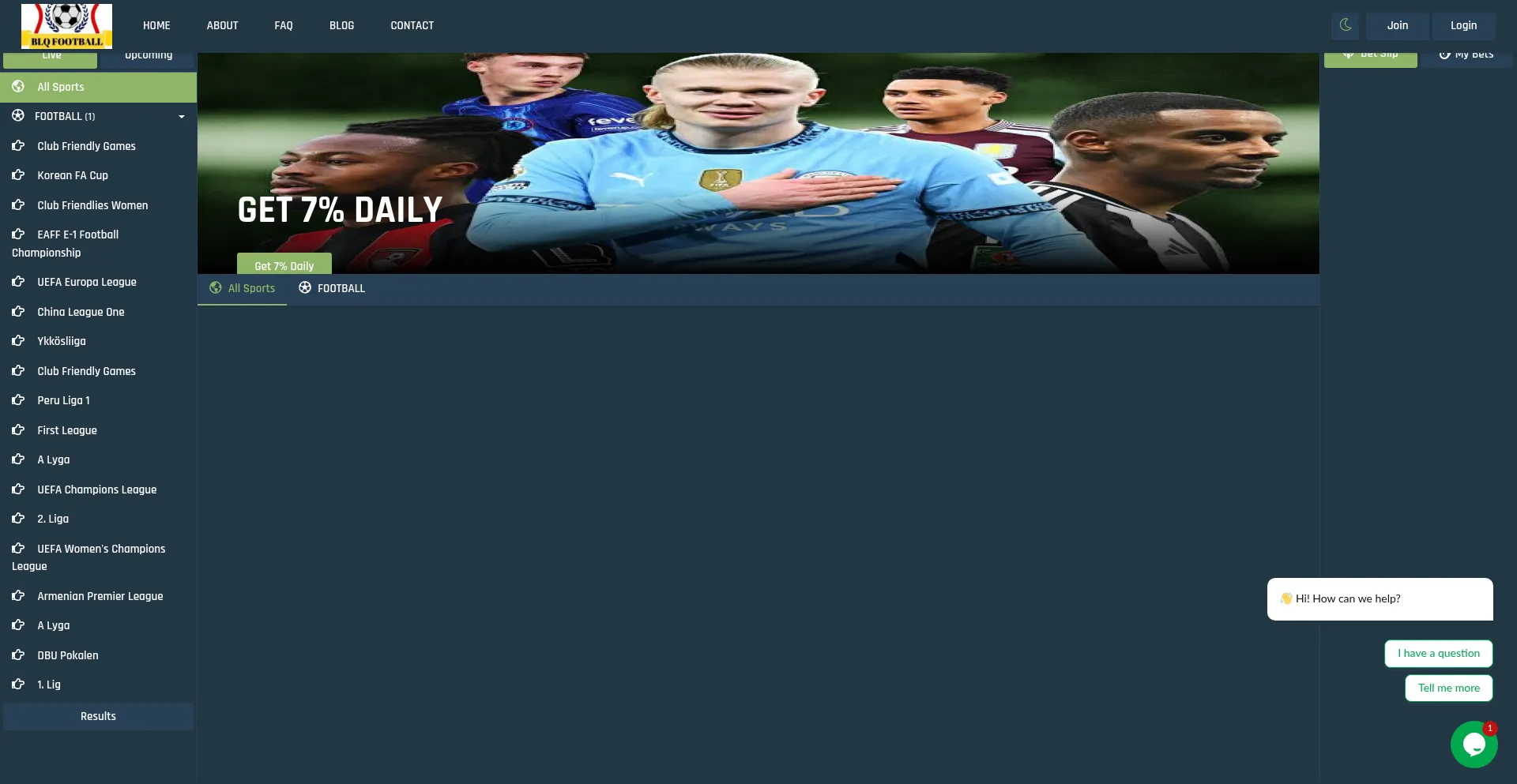 Blqfootball1.com Screenshot