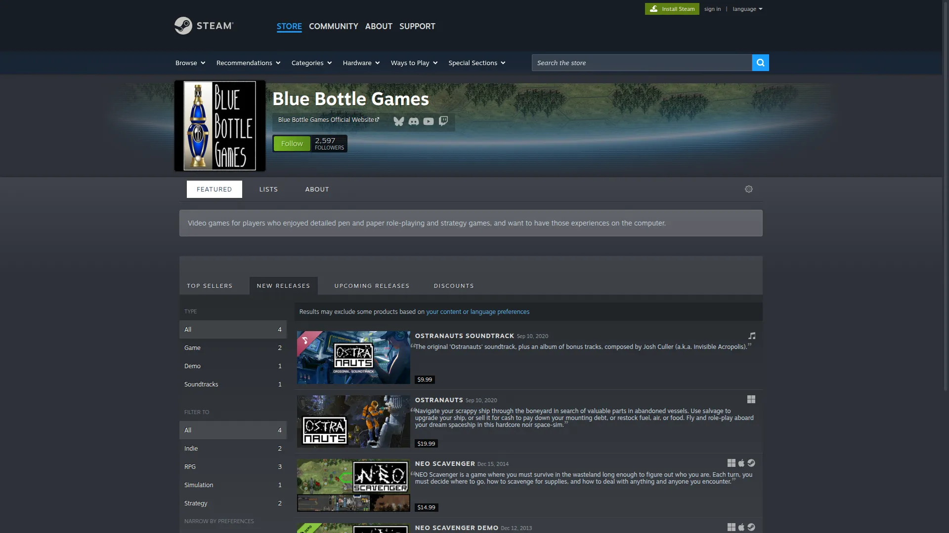 Bluebottlegames.com