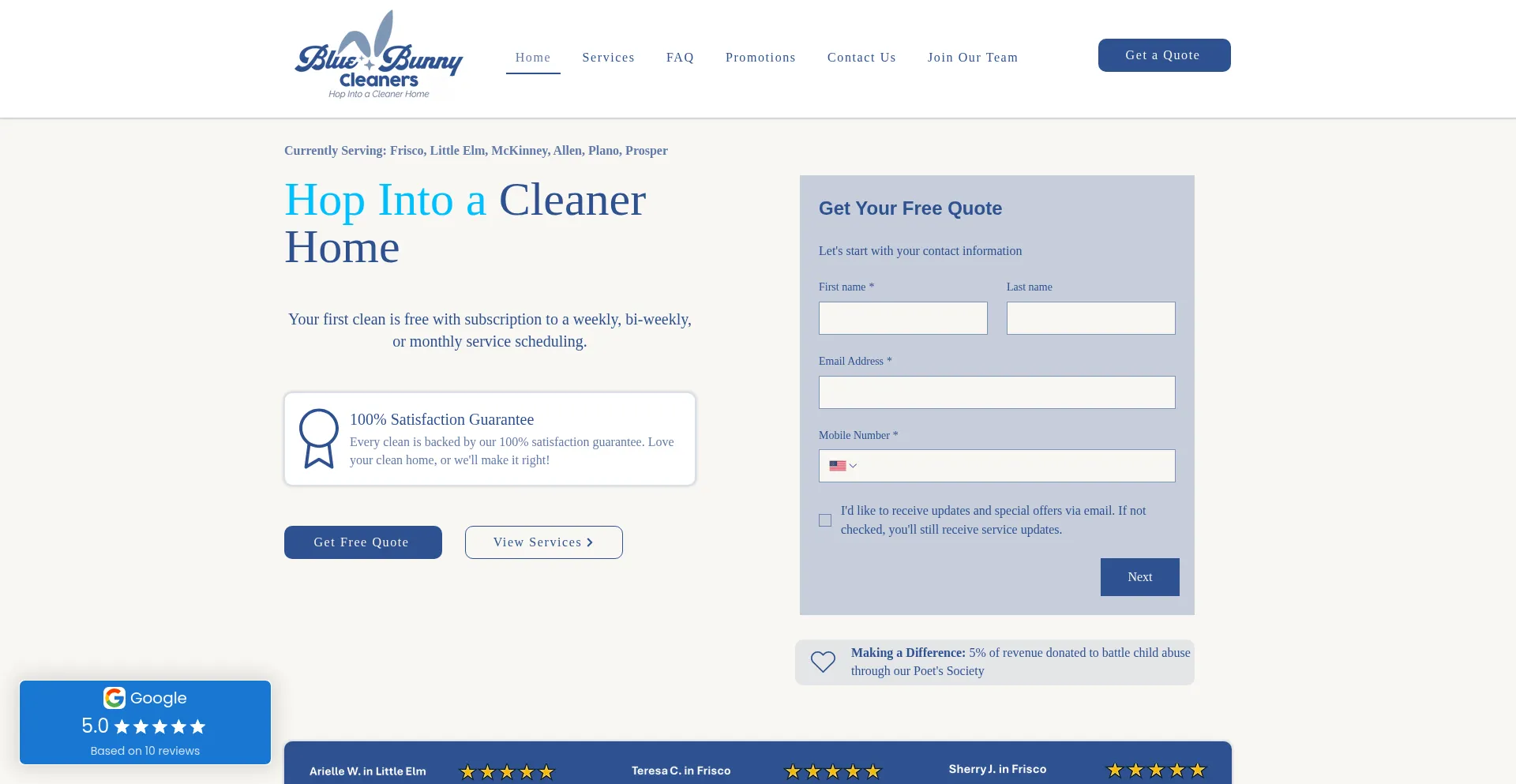 Bluebunnycleaners.com