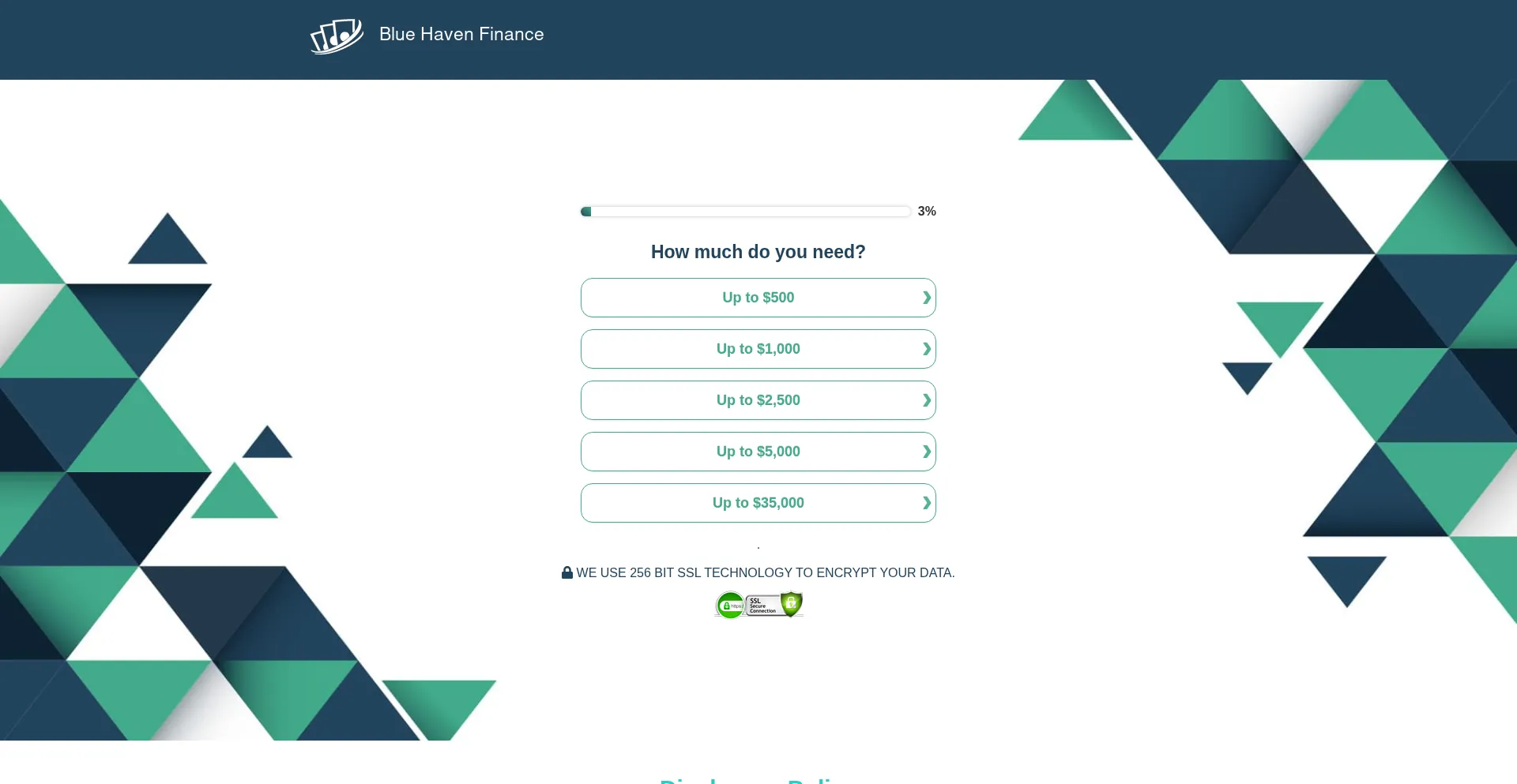 Bluehavenfinance.com 安全可靠吗？
