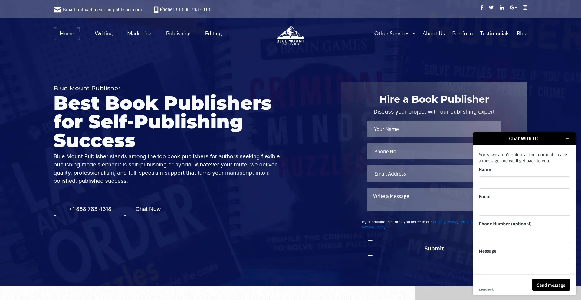 Bluemountpublisher.com