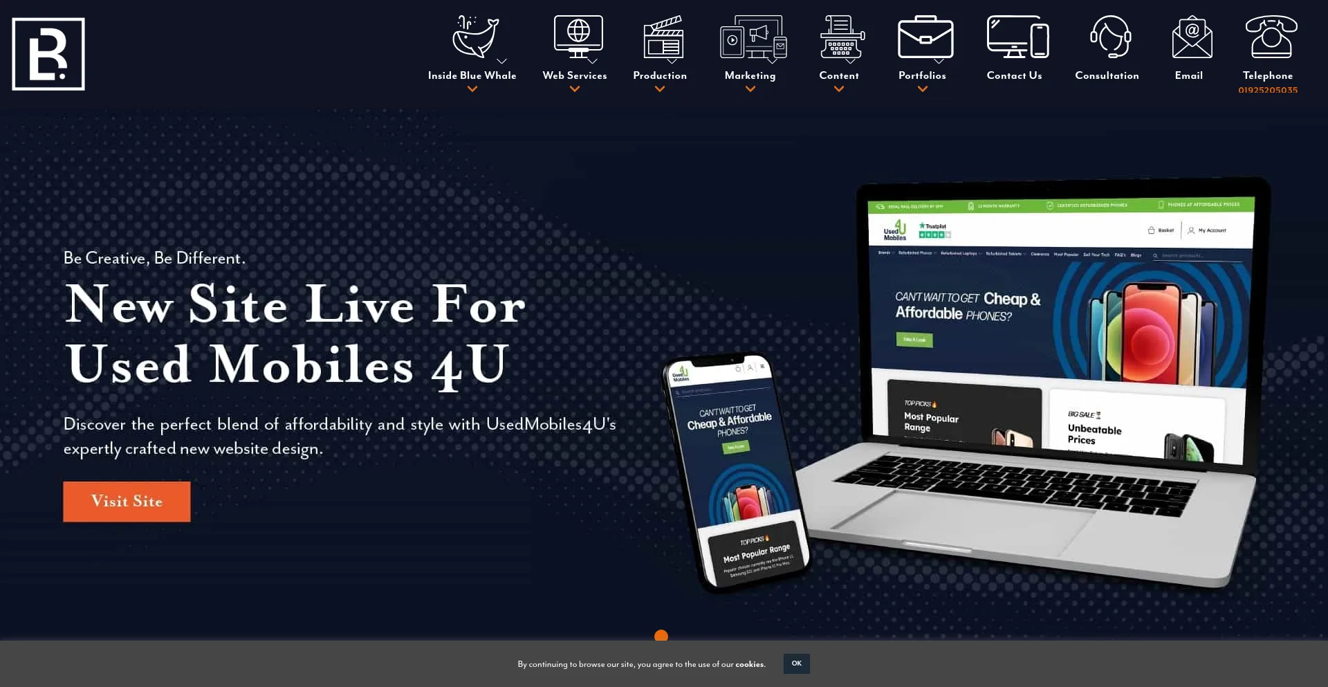 Bluewhalemedia.co.uk Screenshot