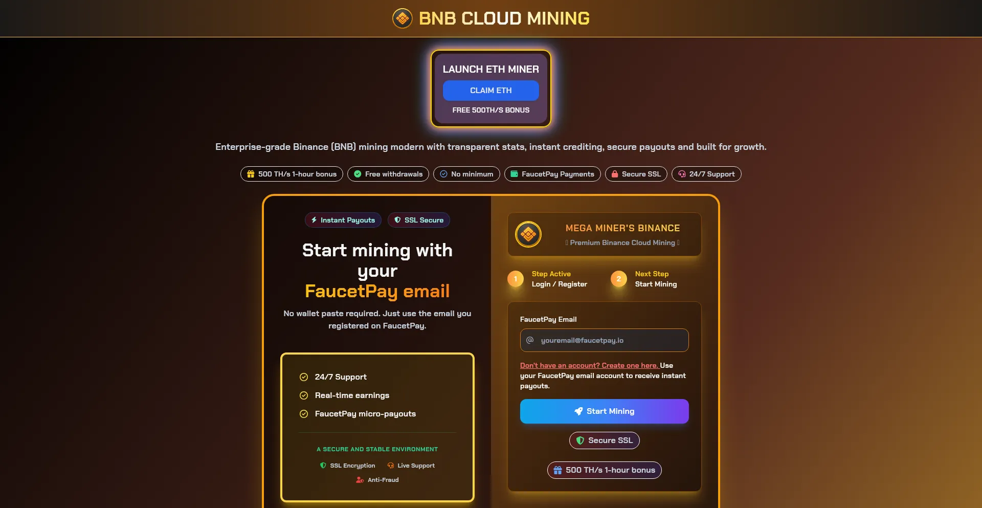 Bnb.megaminergroup.shop 安全可靠吗？