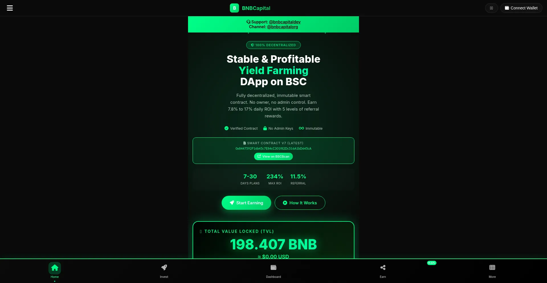 Bnbcapital.org 安全可靠吗？