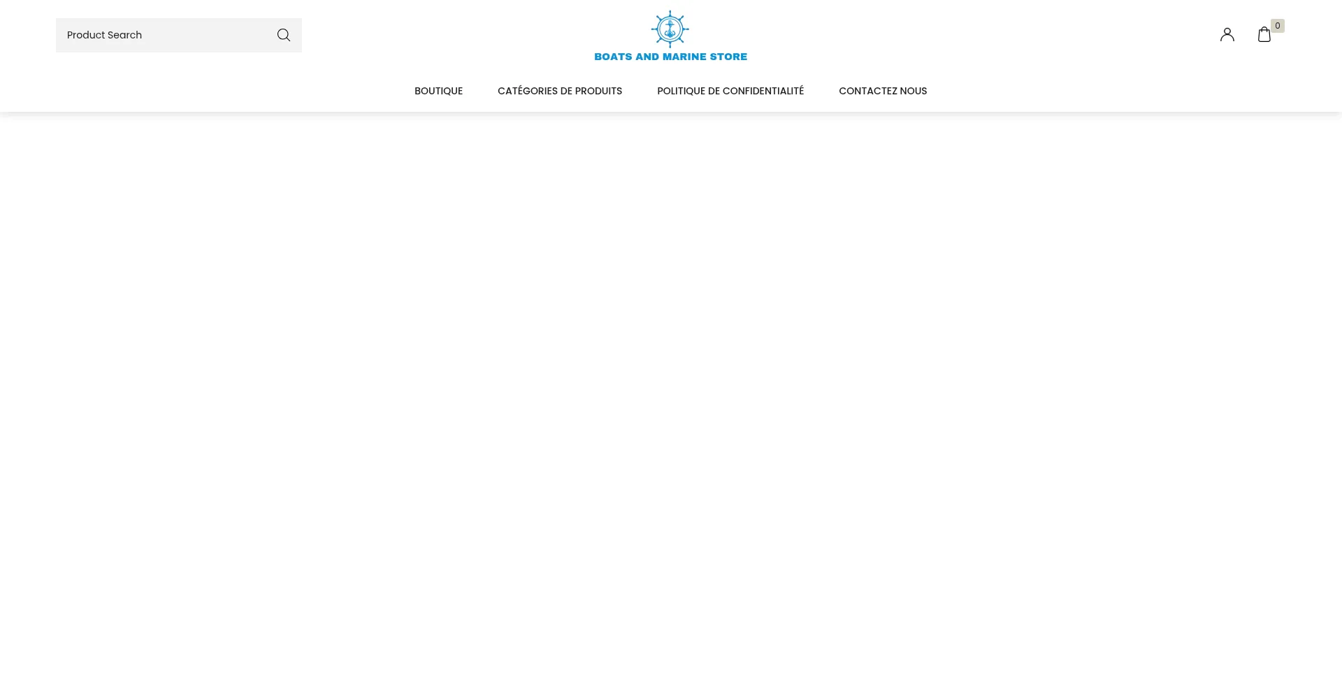 Website screenshot of Boatsandmarinestore.com