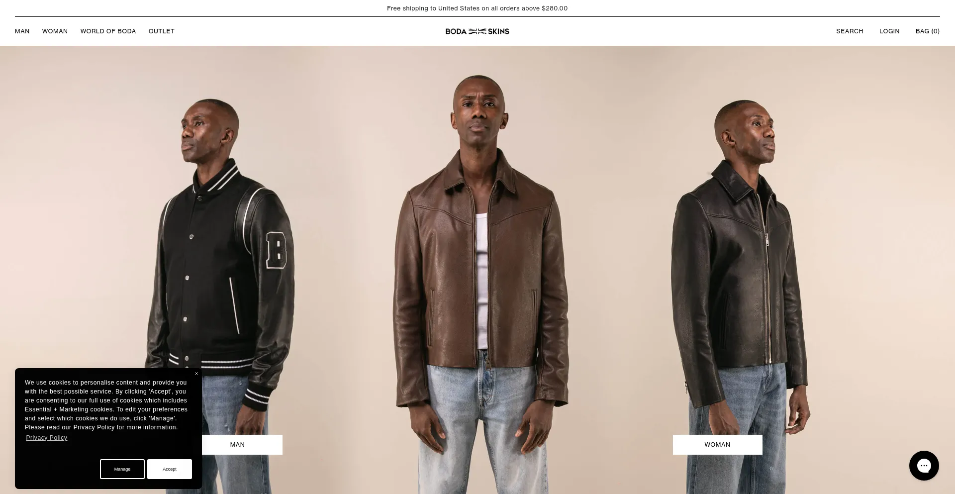 Bodaskins.com Screenshot