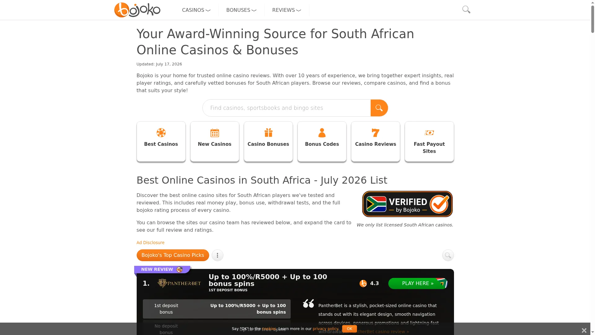 Bojoko.co.za