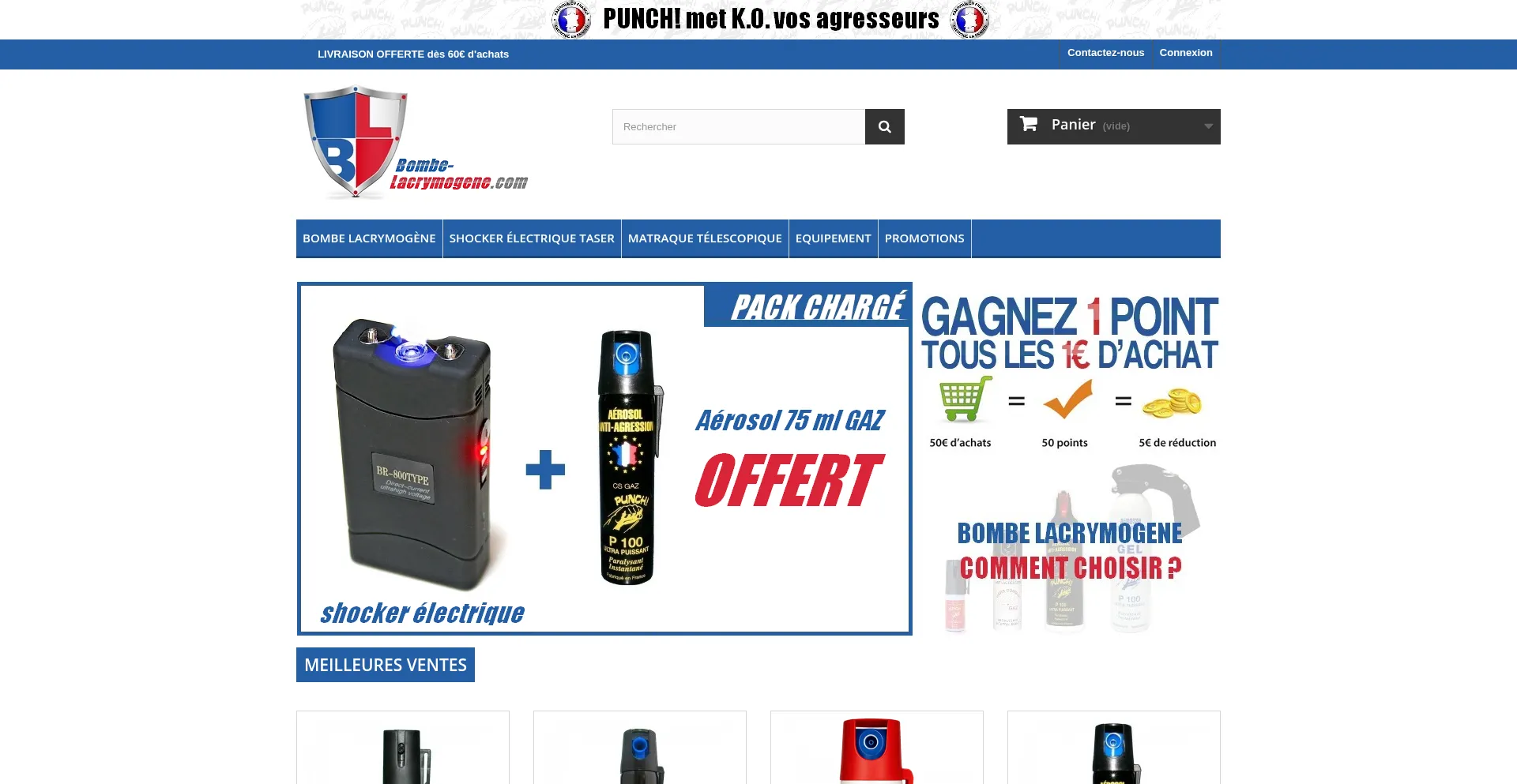 Bombe-lacrymogene.com