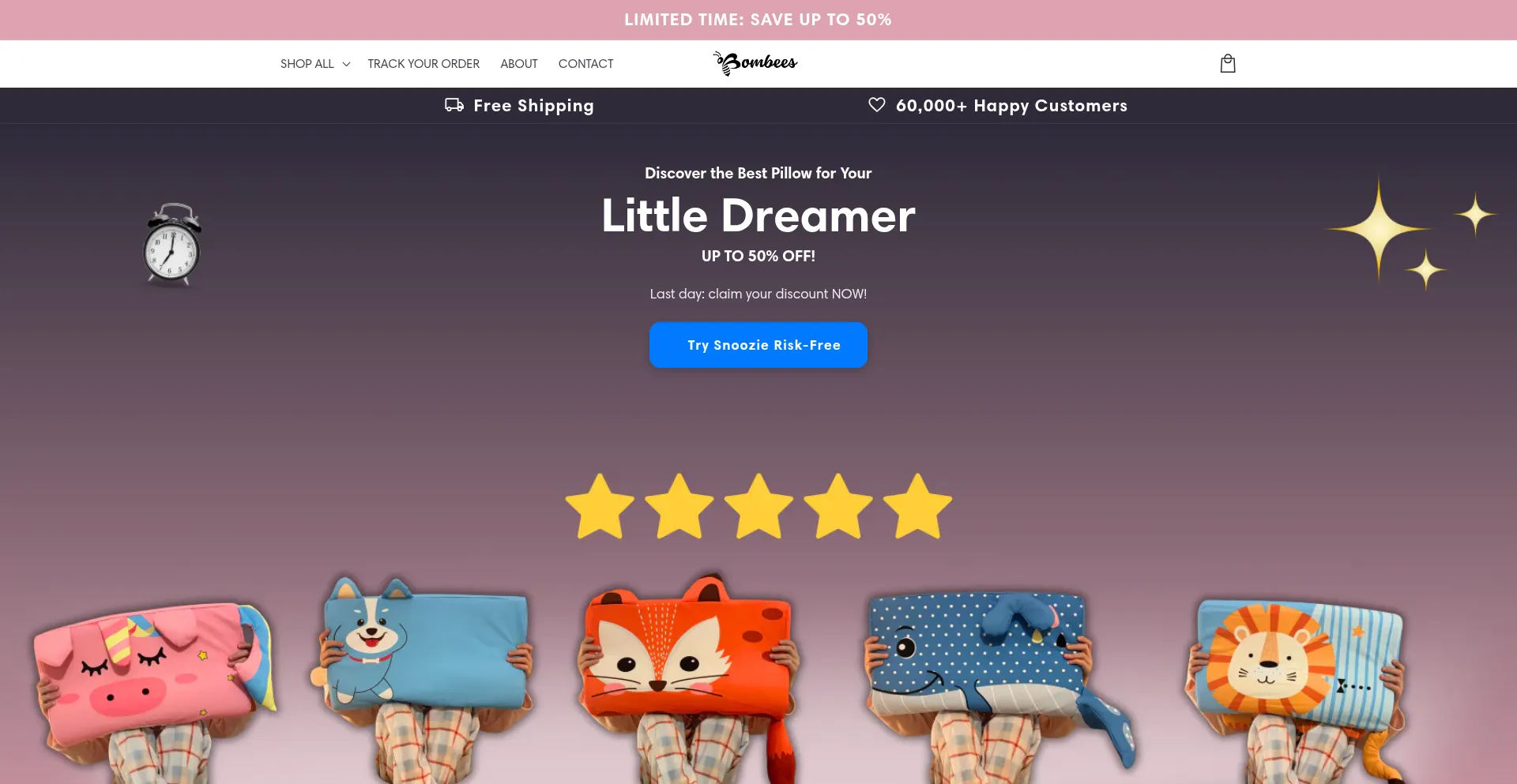 Website screenshot of Bombees.nl
